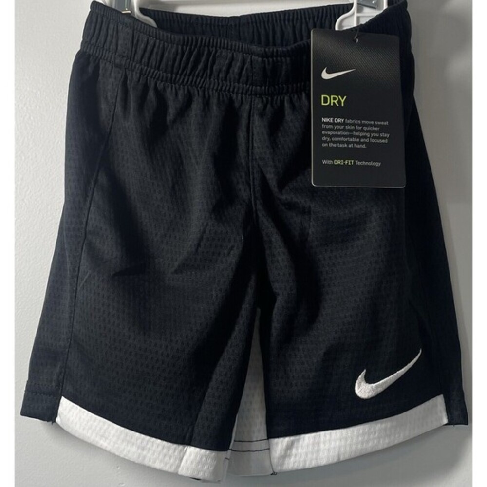 Nike Youth Dri-Fit Shorts Boys 3T 76D426-023 Black